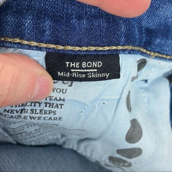 NWT Blank NYC Bond Mid Rise Skinny Jeans Size 27 New With Tags Denim Minimal - Picture 12 of 15